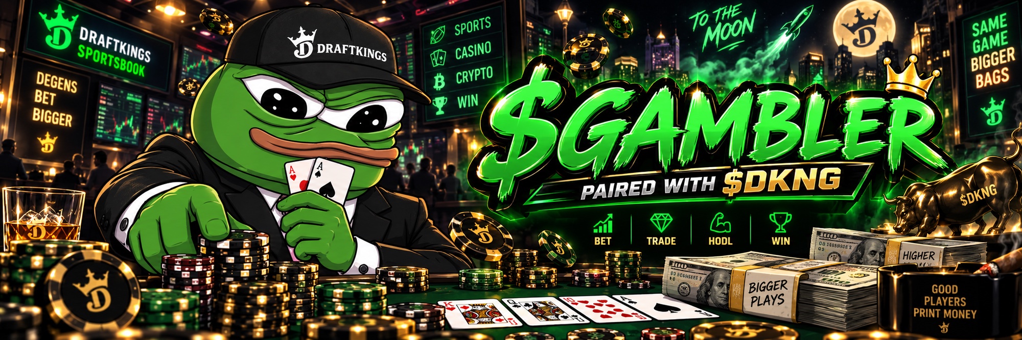 $GAMBLER — paired with $DKNG